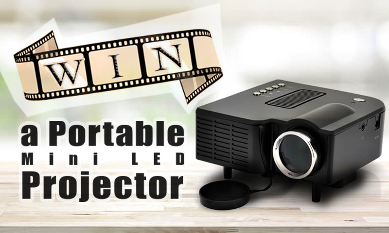 Win A Portable Mini Projector!